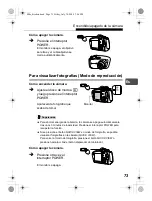 Preview for 73 page of Olympus Stylus Verve S - Stylus Verve S 5MP Digital... Basic Manual