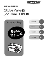 Olympus STYLUS VERVE S Basic Manual preview