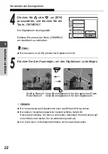 Preview for 22 page of Olympus Stylus Verve - Stylus Verve 4MP Digital Camera (German) Manual