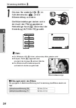 Preview for 24 page of Olympus Stylus Verve - Stylus Verve 4MP Digital Camera (German) Manual