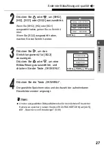 Preview for 27 page of Olympus Stylus Verve - Stylus Verve 4MP Digital Camera (German) Manual