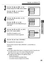 Preview for 55 page of Olympus Stylus Verve - Stylus Verve 4MP Digital Camera (German) Manual