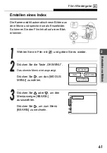 Предварительный просмотр 61 страницы Olympus Stylus Verve - Stylus Verve 4MP Digital Camera (German) Manual