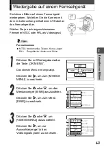 Preview for 63 page of Olympus Stylus Verve - Stylus Verve 4MP Digital Camera (German) Manual