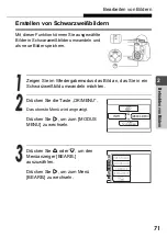 Preview for 71 page of Olympus Stylus Verve - Stylus Verve 4MP Digital Camera (German) Manual