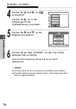 Preview for 76 page of Olympus Stylus Verve - Stylus Verve 4MP Digital Camera (German) Manual