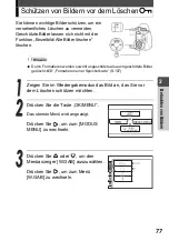 Preview for 77 page of Olympus Stylus Verve - Stylus Verve 4MP Digital Camera (German) Manual