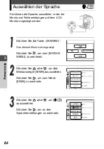 Preview for 84 page of Olympus Stylus Verve - Stylus Verve 4MP Digital Camera (German) Manual