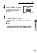 Preview for 85 page of Olympus Stylus Verve - Stylus Verve 4MP Digital Camera (German) Manual