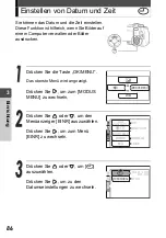 Preview for 86 page of Olympus Stylus Verve - Stylus Verve 4MP Digital Camera (German) Manual