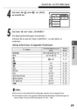 Preview for 89 page of Olympus Stylus Verve - Stylus Verve 4MP Digital Camera (German) Manual