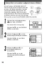 Preview for 90 page of Olympus Stylus Verve - Stylus Verve 4MP Digital Camera (German) Manual