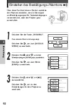 Preview for 92 page of Olympus Stylus Verve - Stylus Verve 4MP Digital Camera (German) Manual