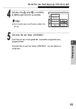 Preview for 93 page of Olympus Stylus Verve - Stylus Verve 4MP Digital Camera (German) Manual