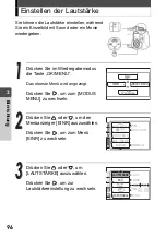 Preview for 96 page of Olympus Stylus Verve - Stylus Verve 4MP Digital Camera (German) Manual