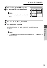 Preview for 97 page of Olympus Stylus Verve - Stylus Verve 4MP Digital Camera (German) Manual