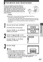 Preview for 107 page of Olympus Stylus Verve - Stylus Verve 4MP Digital Camera (German) Manual