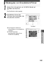 Preview for 153 page of Olympus Stylus Verve - Stylus Verve 4MP Digital Camera (German) Manual