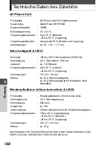 Preview for 188 page of Olympus Stylus Verve - Stylus Verve 4MP Digital Camera (German) Manual