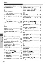 Preview for 190 page of Olympus Stylus Verve - Stylus Verve 4MP Digital Camera (German) Manual