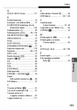 Preview for 191 page of Olympus Stylus Verve - Stylus Verve 4MP Digital Camera (German) Manual