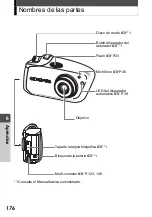 Предварительный просмотр 176 страницы Olympus Stylus Verve - Stylus Verve 4MP Digital... Manual