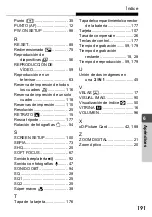 Preview for 191 page of Olympus Stylus Verve - Stylus Verve 4MP Digital... Manual