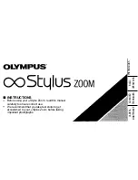 Предварительный просмотр 1 страницы Olympus Stylus Zoom Instructions Manual