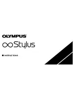 Olympus Stylus Instructions Manual preview