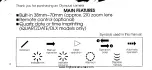 Preview for 3 page of Olympus superzoom70 Instruction Manual