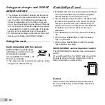 Предварительный просмотр 70 страницы Olympus SZ-16 Instruction Manual