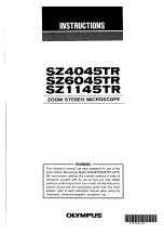 Olympus SZ1145TR Instructions Manual preview
