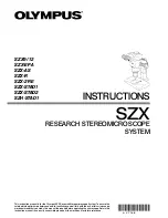Olympus SZH-STAD1 Instructions Manual preview