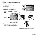 Предварительный просмотр 19 страницы Olympus T-110 Manual Del Instrucción