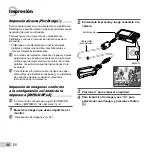 Предварительный просмотр 46 страницы Olympus T-110 Manual Del Instrucción