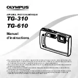 Предварительный просмотр 1 страницы Olympus TG-310 Manuel D'Instructions