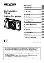 Olympus TG-6 Instruction Manual preview