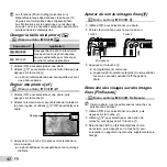 Предварительный просмотр 42 страницы Olympus TG-820 (French) Manuel D'Instructions