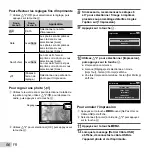 Предварительный просмотр 56 страницы Olympus TG-820 (French) Manuel D'Instructions