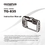 Olympus TG-835 Instruction Manual preview