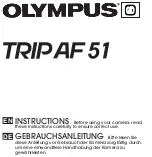 Предварительный просмотр 1 страницы Olympus TRIP AF 51 User Manual