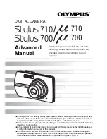 Preview for 1 page of Olympus u 700 Advanced Manual