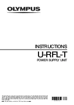 Olympus U-RFL-T Instruction Manual предпросмотр