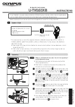 Olympus U-TV0.63XB Instructions preview