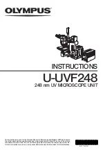 Olympus U-UVF248 Instructions Manual preview