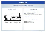 Preview for 3 page of Olympus UHI-4 Quick Reference Manual