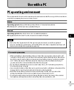 Preview for 27 page of Olympus V405281BE000 User Manual