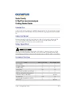 Предварительный просмотр 1 страницы Olympus Vanta C Series Getting Started Manual