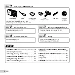 Preview for 2 page of Olympus VG-110/D-700 Instruction Manual