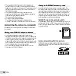 Предварительный просмотр 58 страницы Olympus VG-110/D-700 Instruction Manual